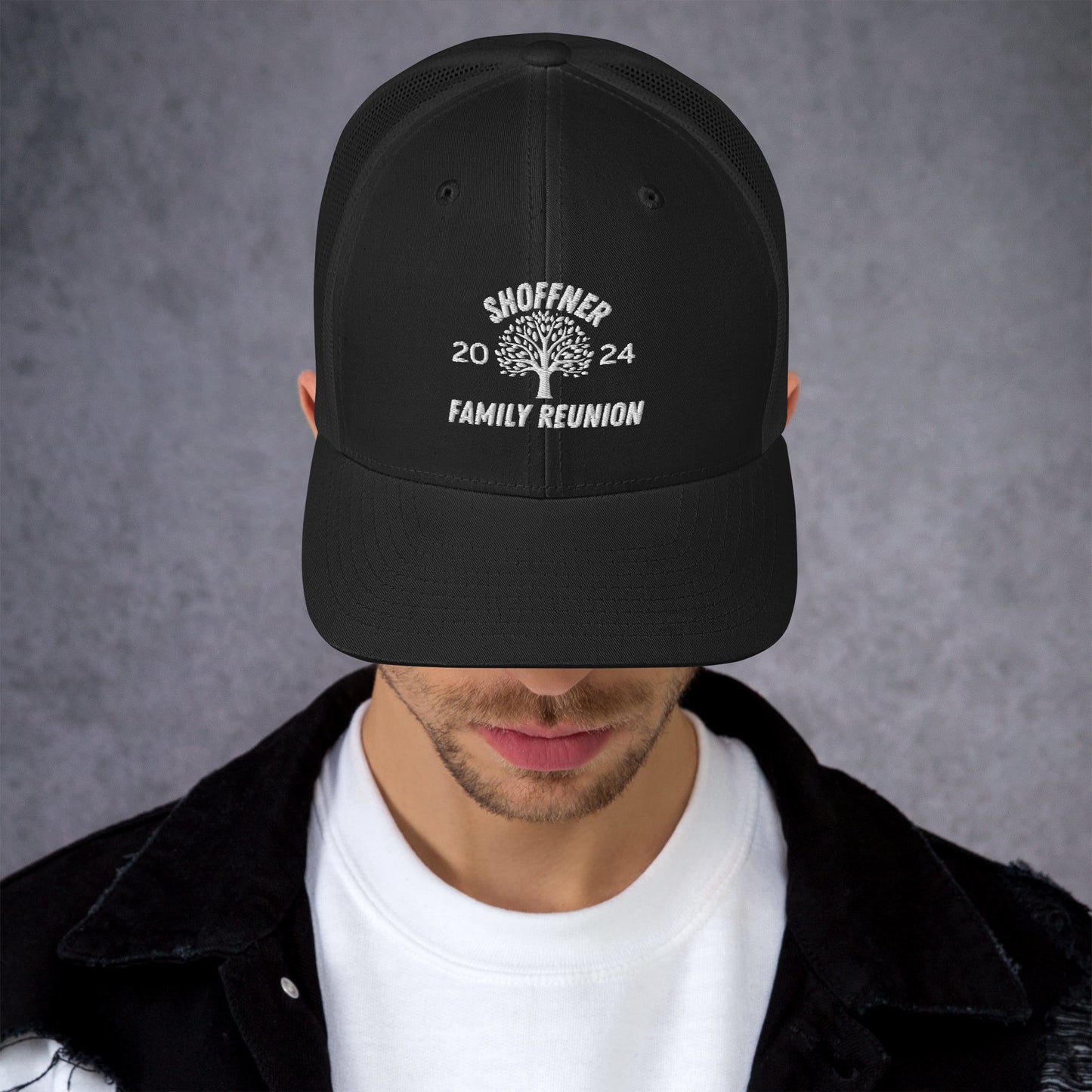 Custom family reunion Trucker Cap