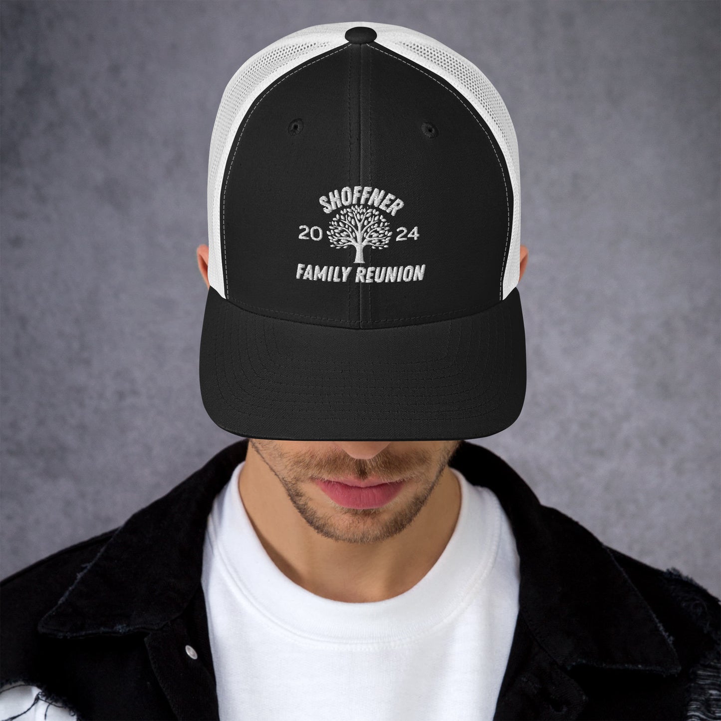 Custom family reunion Trucker Cap