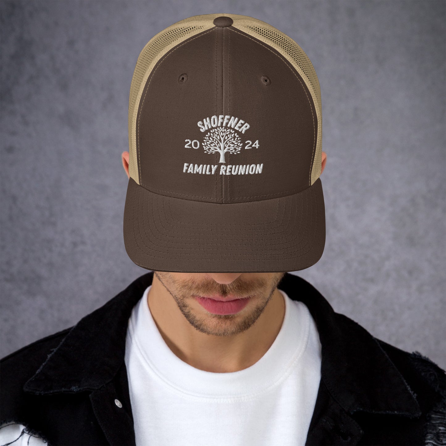 Custom family reunion Trucker Cap