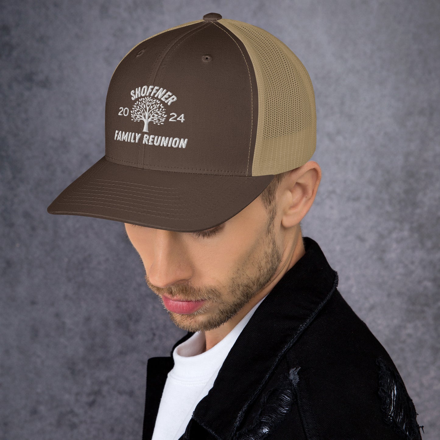 Custom family reunion Trucker Cap