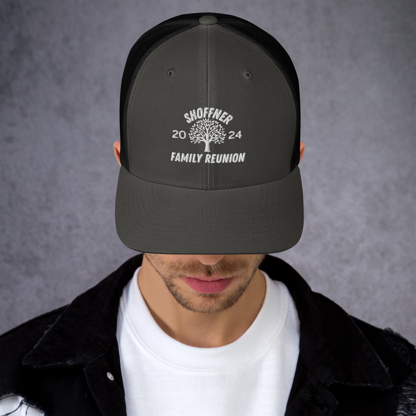 Custom family reunion Trucker Cap