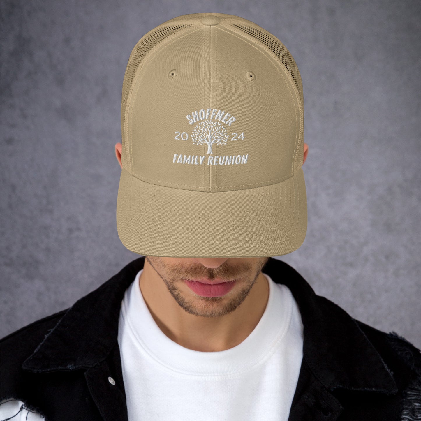 Custom family reunion Trucker Cap