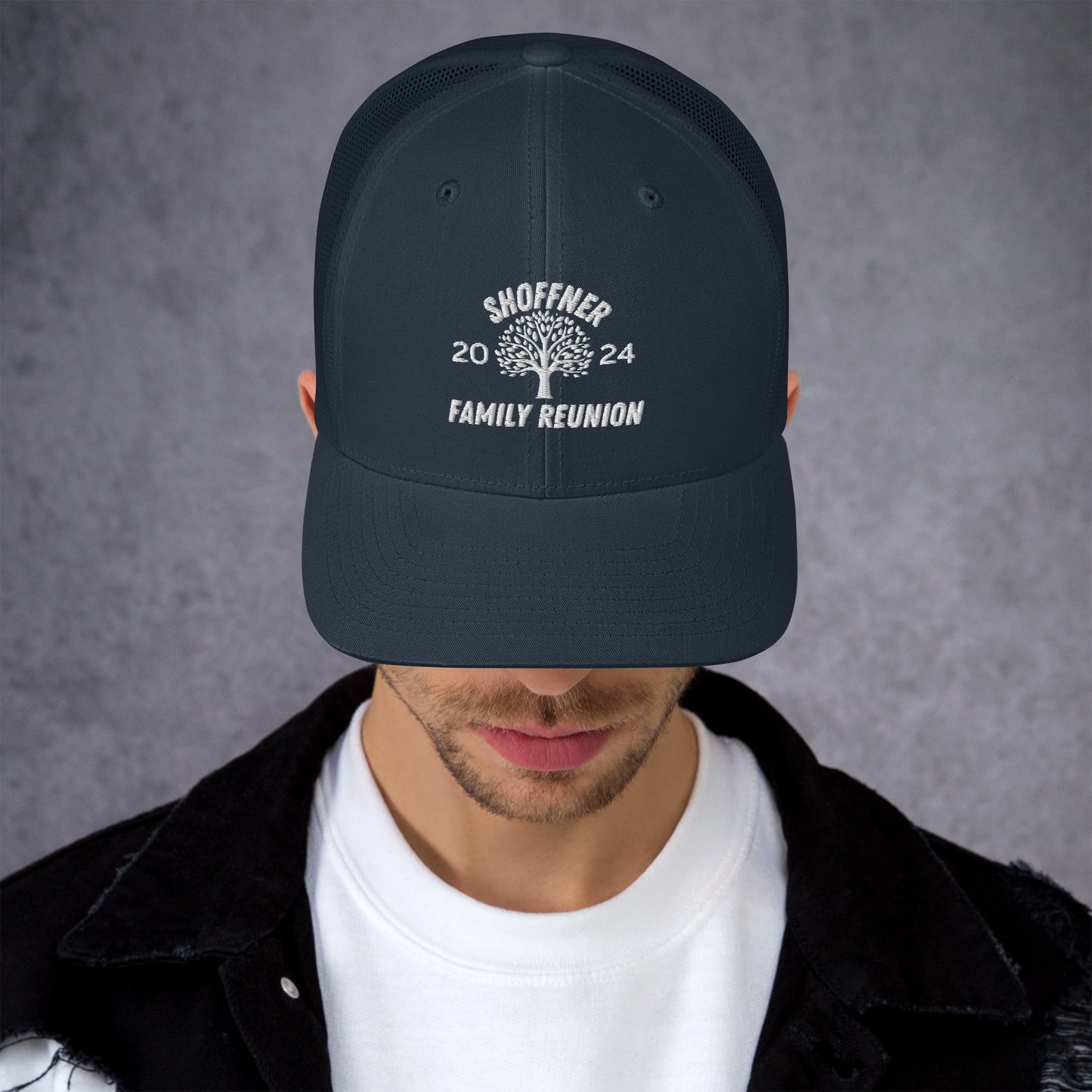 Custom family reunion Trucker Cap