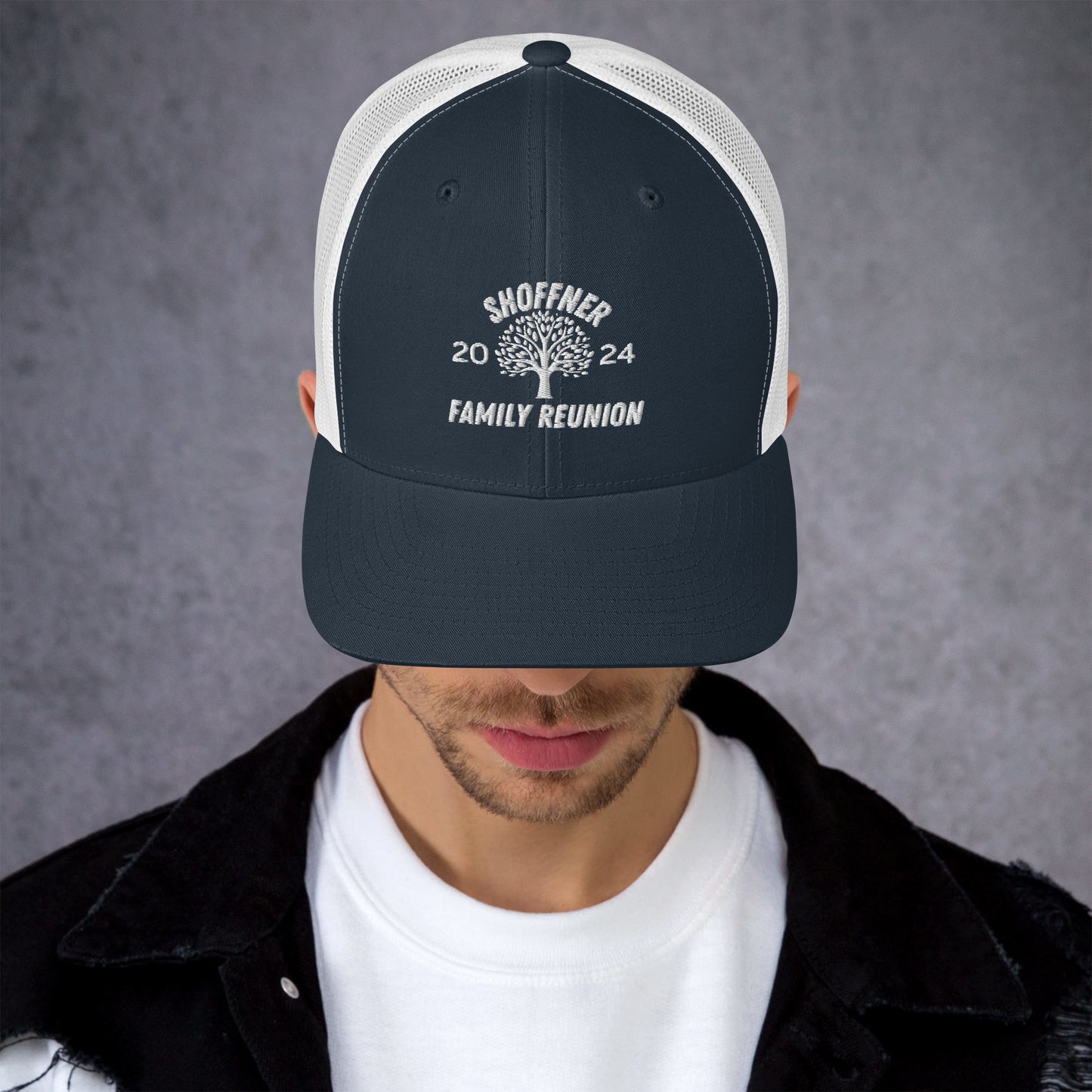 Custom family reunion Trucker Cap