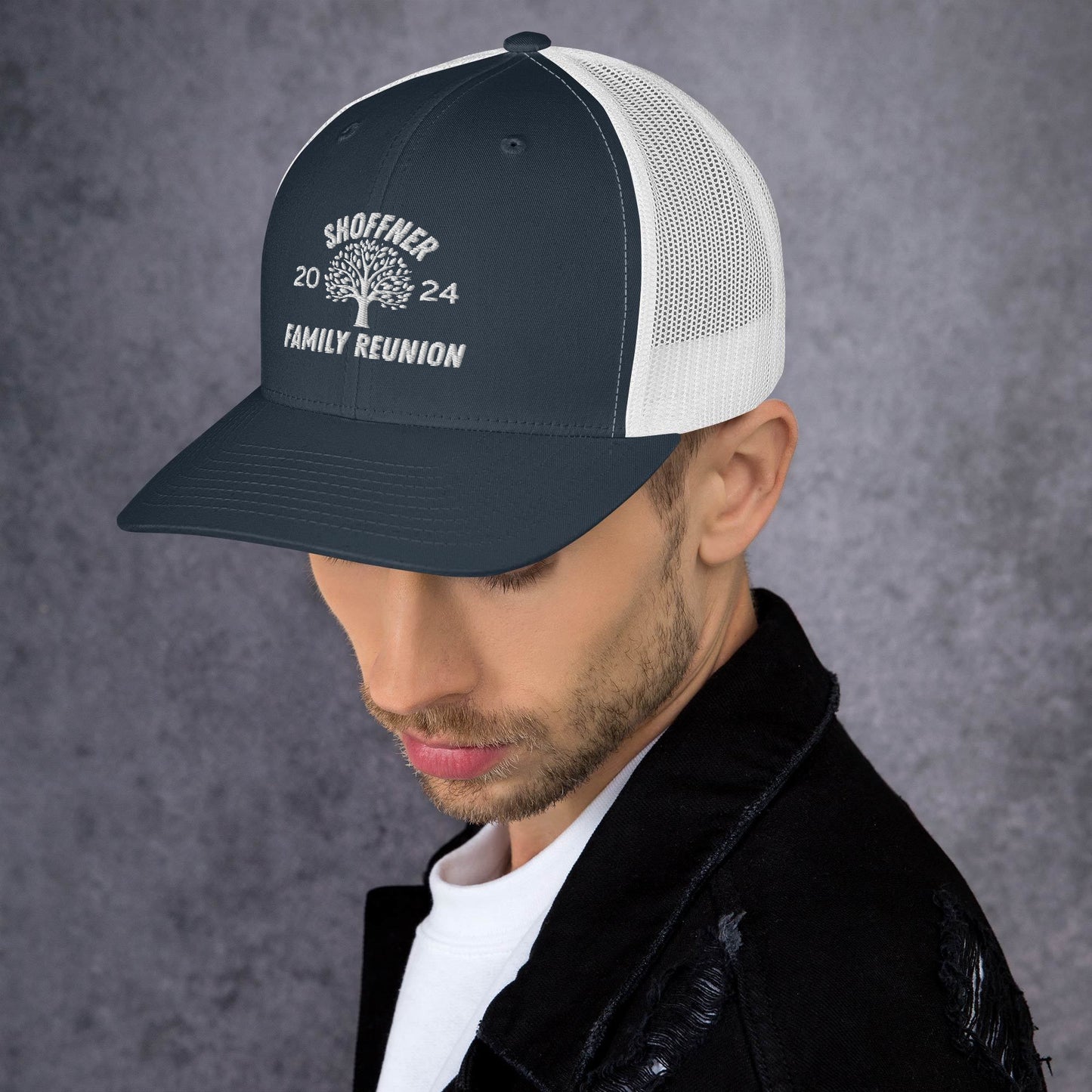 Custom family reunion Trucker Cap