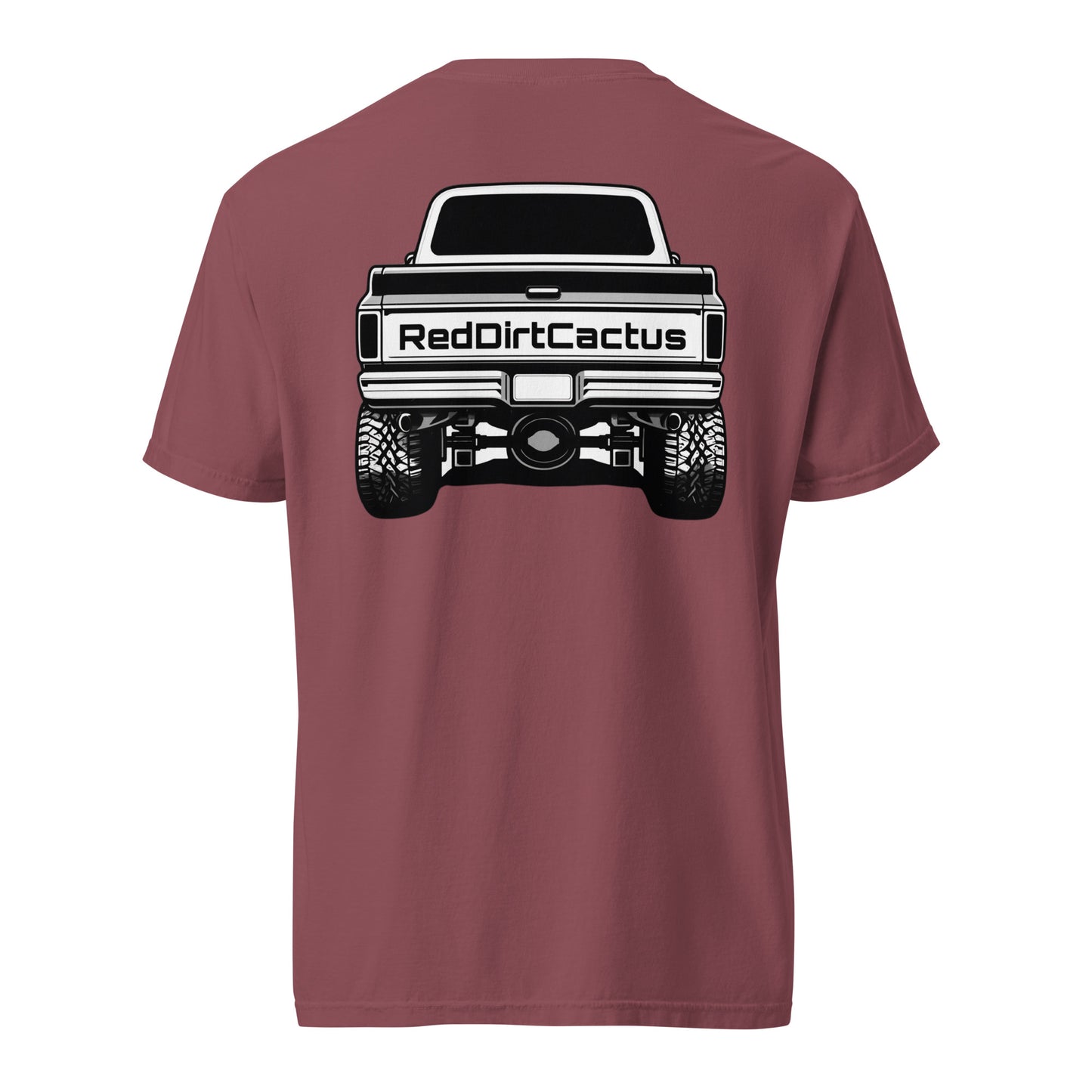 RedDirtCactus Square Body garment-dyed heavyweight t-shirt