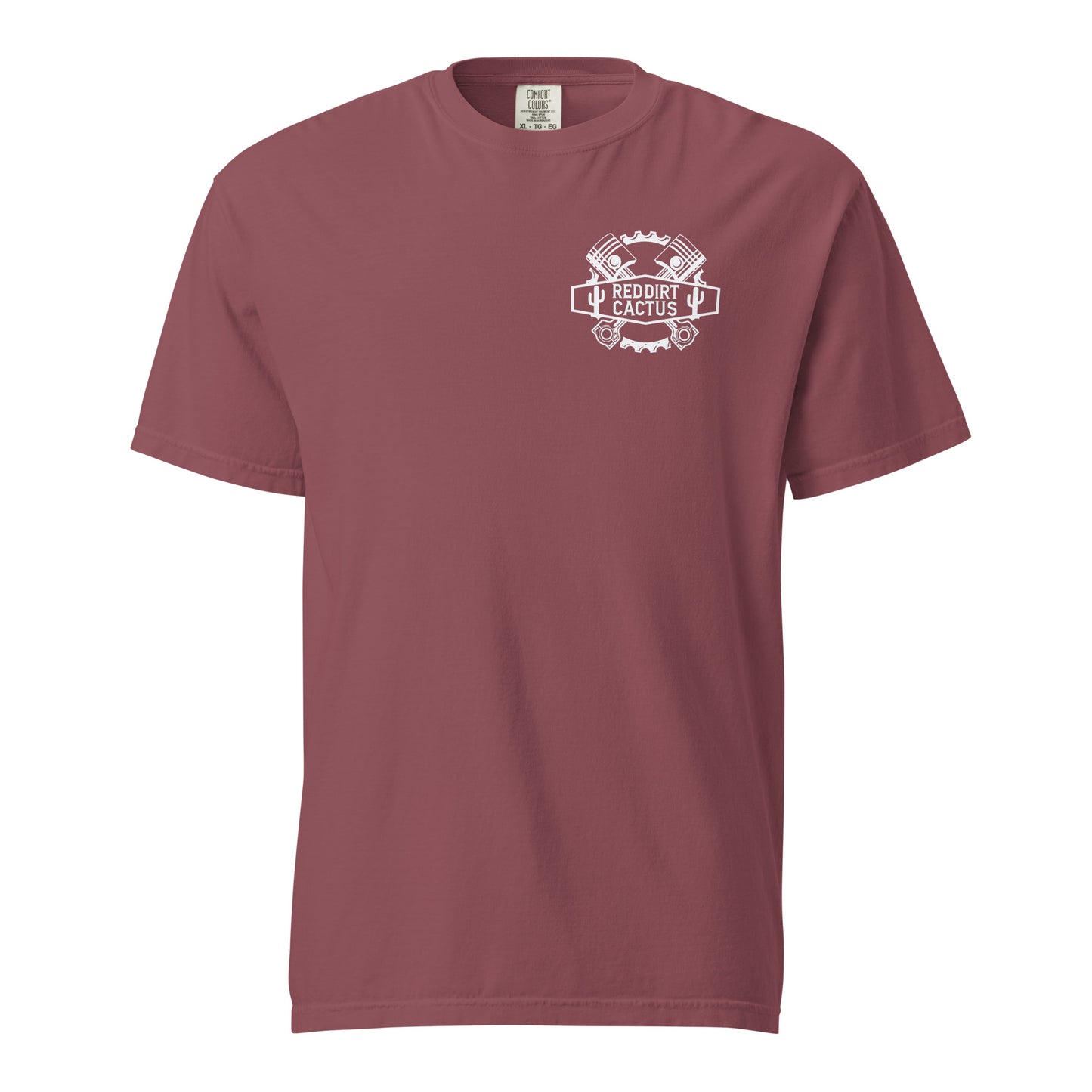 RedDirtCactus Square Body garment-dyed heavyweight t-shirt